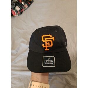 NWT Fanatics San Francisco Giants major league baseball hat OS black Sports